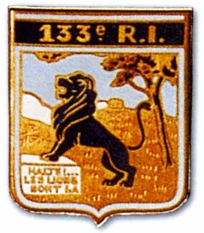 insigne régimentaire du 133ème RI