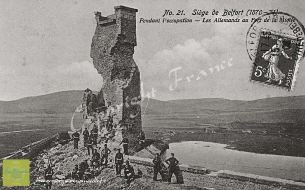 Siège de Belfort (1870-71) les allemands au fort de la Miotte