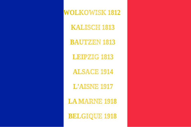 133ème régiment d'infanterie de ligne drapeau.