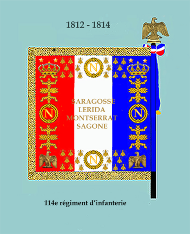 Drapeau modèle de 1812 (revers)