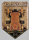 Insigne régimentaire du 114ème régiment d'infanterie